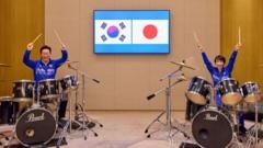 K-pop drum duet between Japan and South Korea’s leaders caps off summit talks